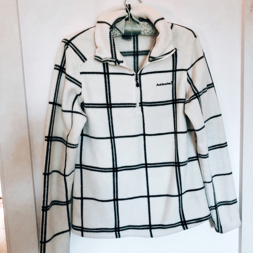 Plaid Fleece Quarter-Zip
